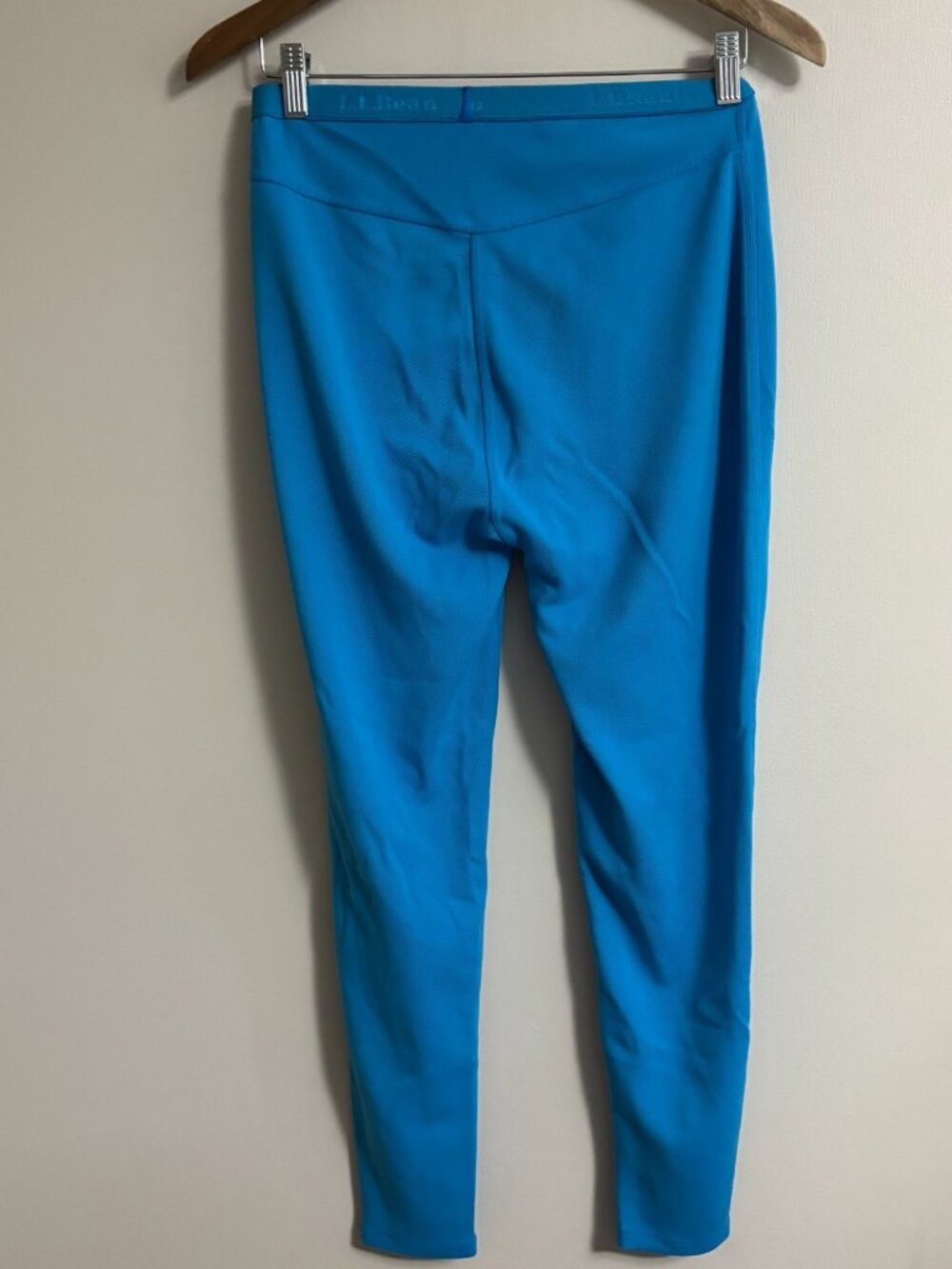L.L.Bean Womens Blue Midweight Base Layer Crew Top Small XS Petite - Picture 4 of 10